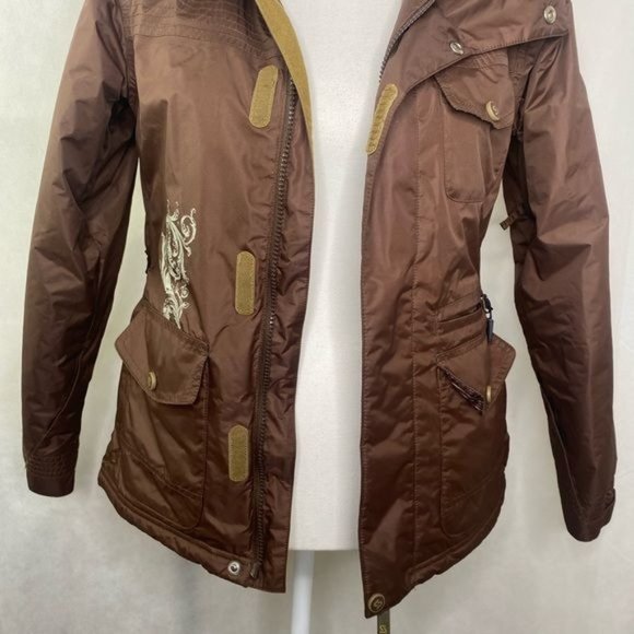 Sims ladies ski snowboard jacket brown Xsmall - Picture 3 of 16